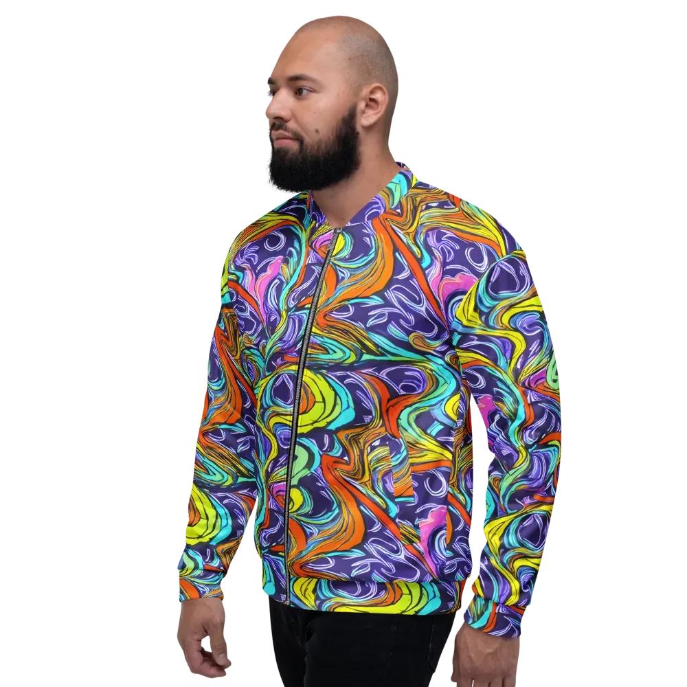 Flux Fantasia on Bomber Jacket — Left