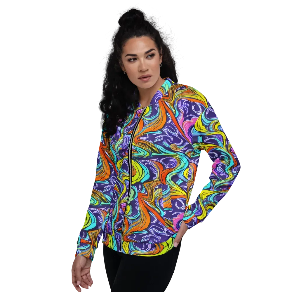 Flux Fantasia on Bomber Jacket — Left