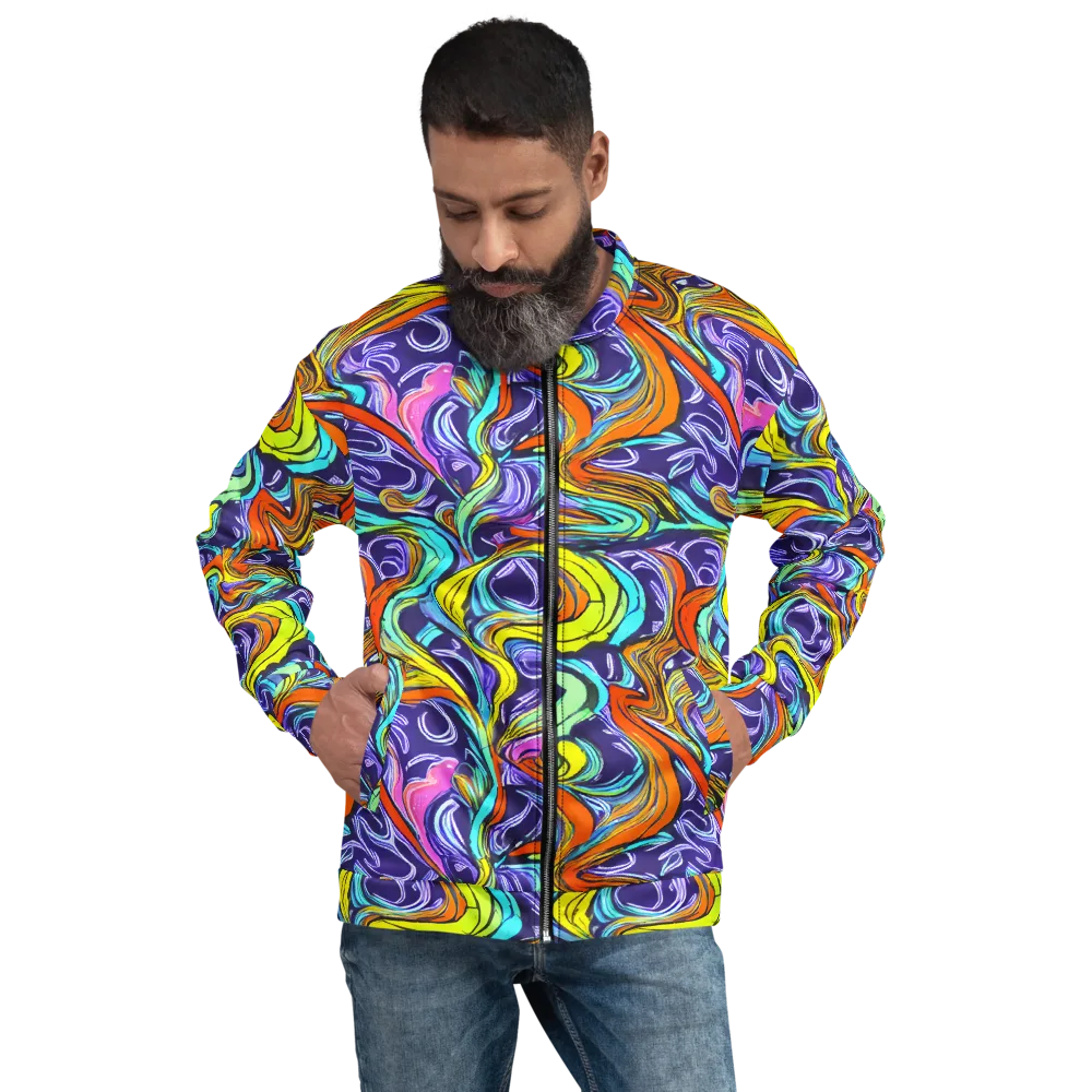 Flux Fantasia on Bomber Jacket — Front