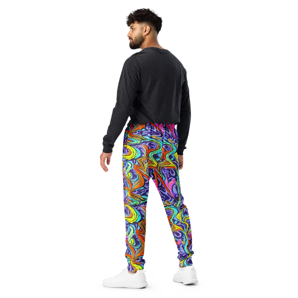 Flux Fantasia on Men's Joggers — Back