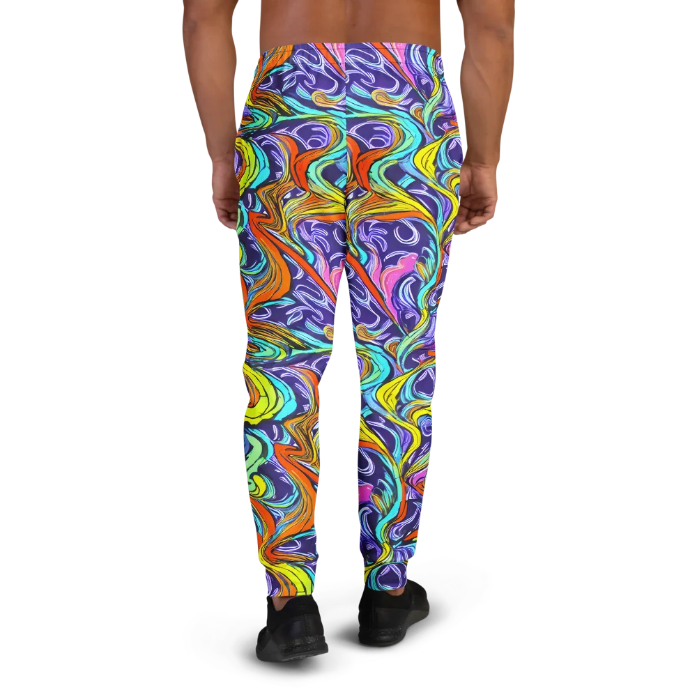Flux Fantasia on Men's Joggers — Back