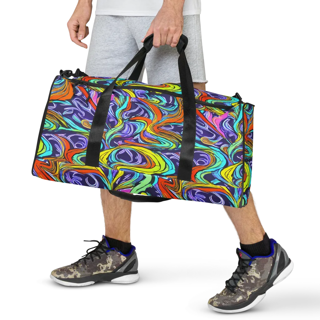Flux Fantasia on Duffle Bag — Front