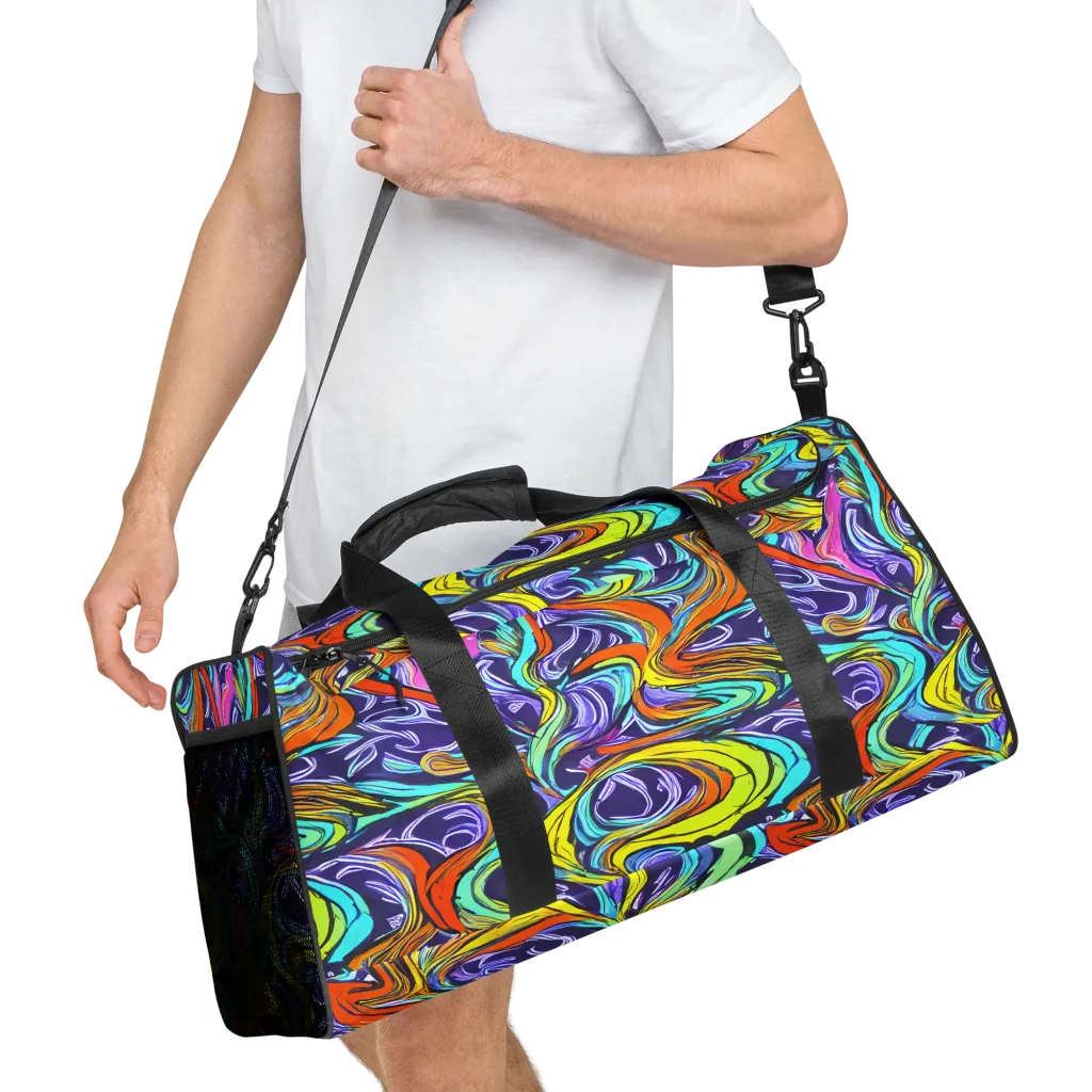 Flux Fantasia on Duffle Bag — Right Front