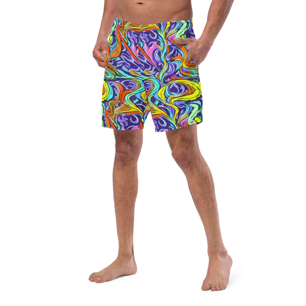 Flux Fantasia on Swim Trunks — Left Front