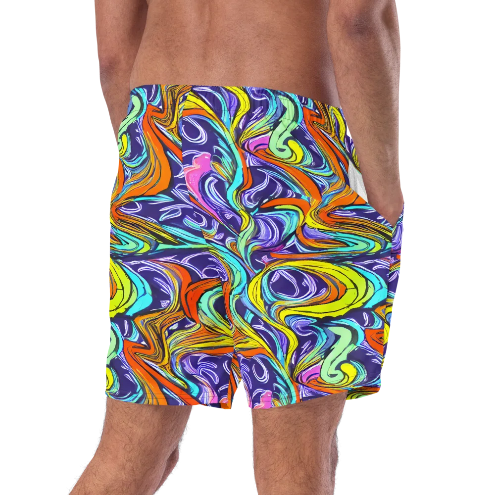 Flux Fantasia on Swim Trunks — Right Back