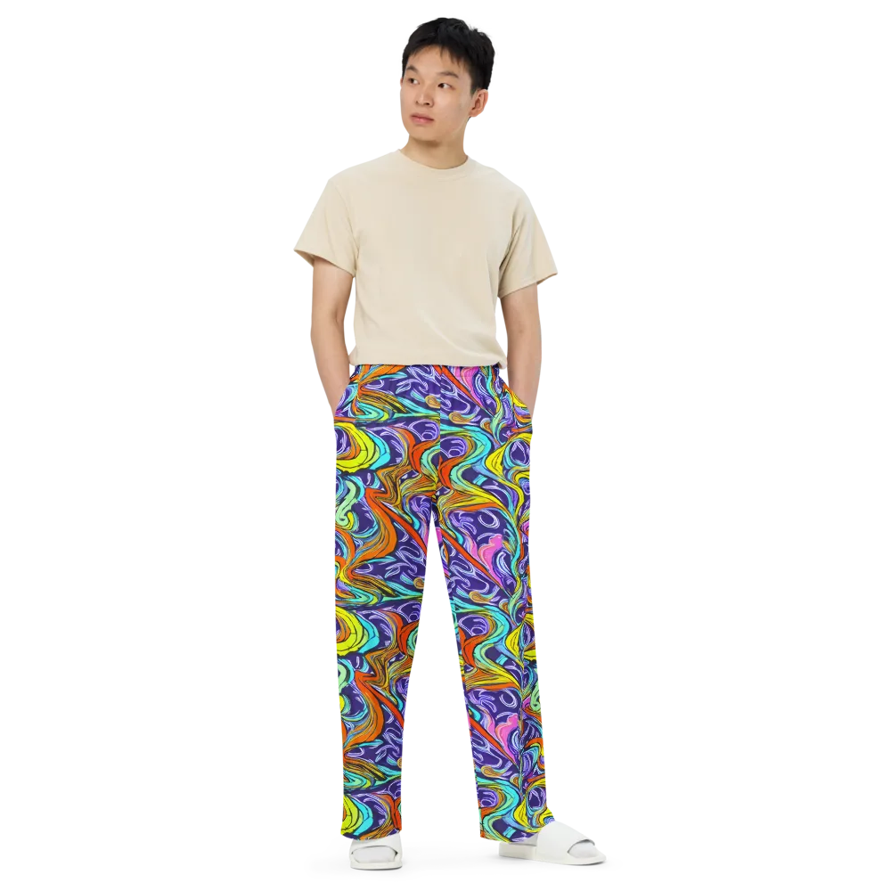 Flux Fantasia on Wide-Leg Pants — Front