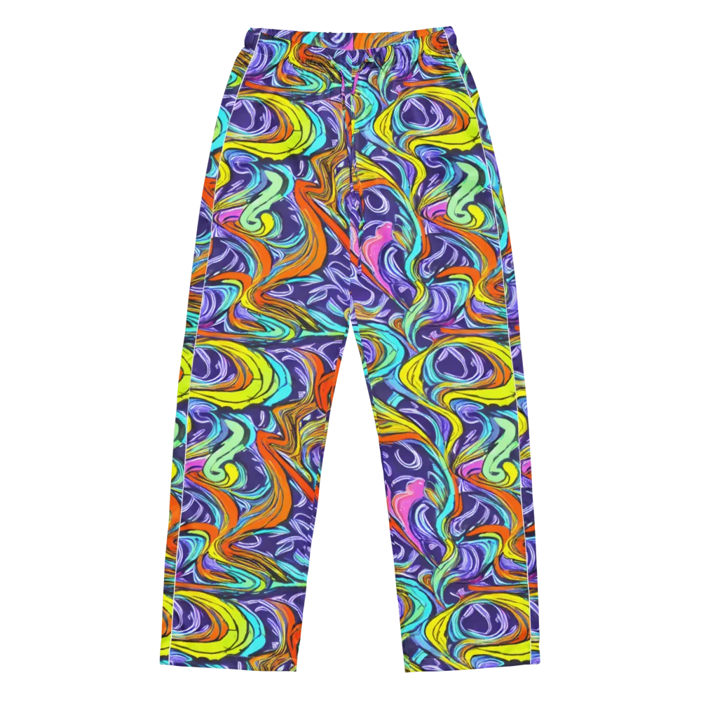 Flux Fantasia on Women's Pajama Pants — Front