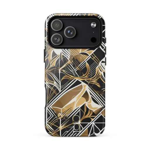 Black Tie Botanica on a MagSafe Tough Case for iPhone®