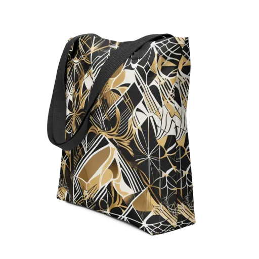 Black Tie Botanica on a Tote Bag
