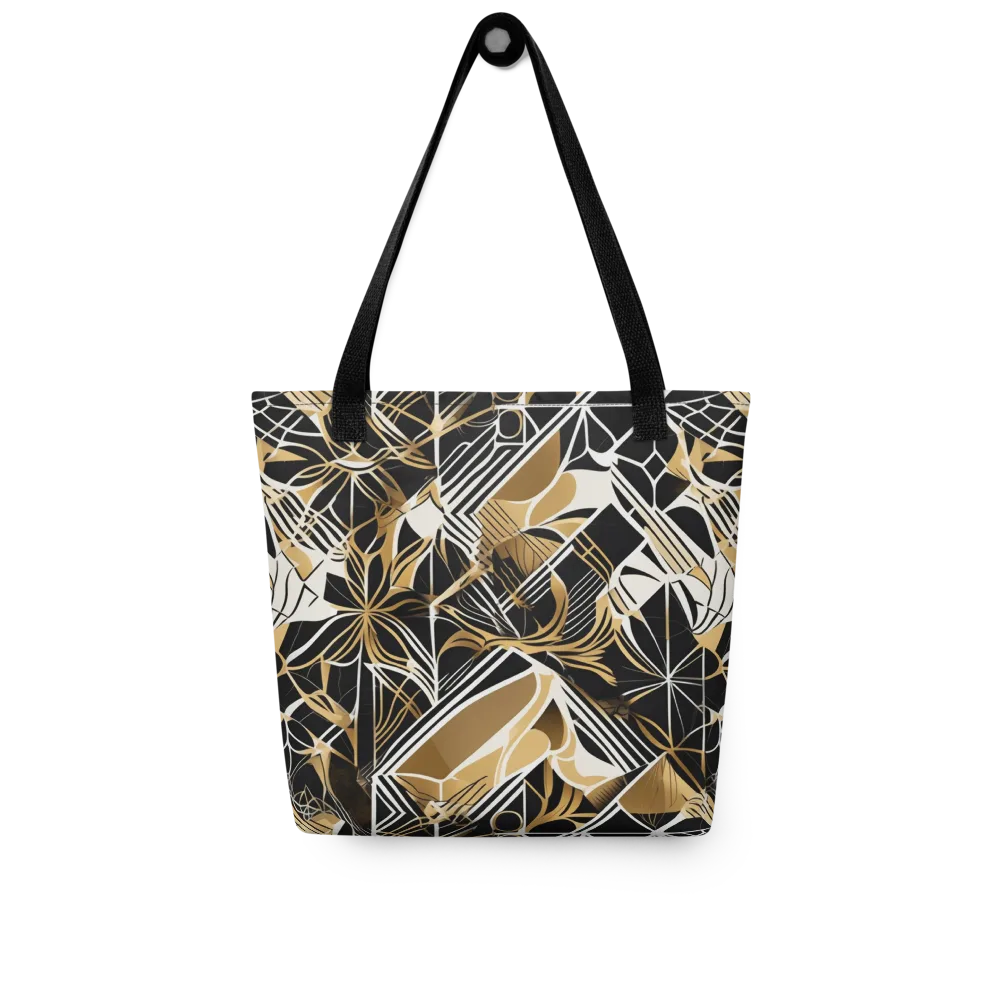 Black Tie Botanica on Tote Bag — Front