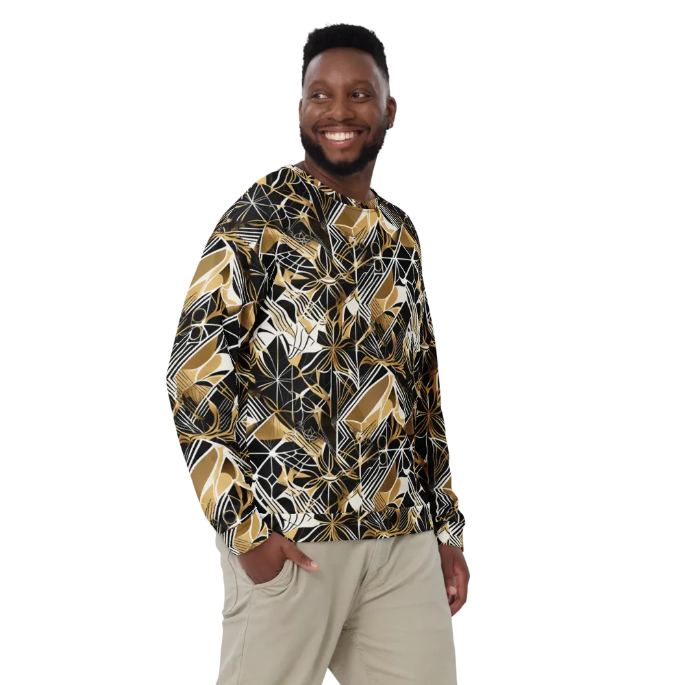 Black Tie Botanica on Sweatshirt — Front