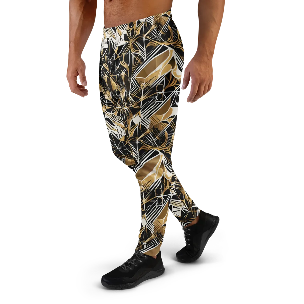 Black Tie Botanica on Men's Joggers — Left