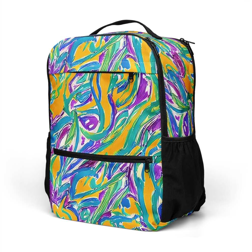 Tropical Voltage on Utility Backpack — Left Front