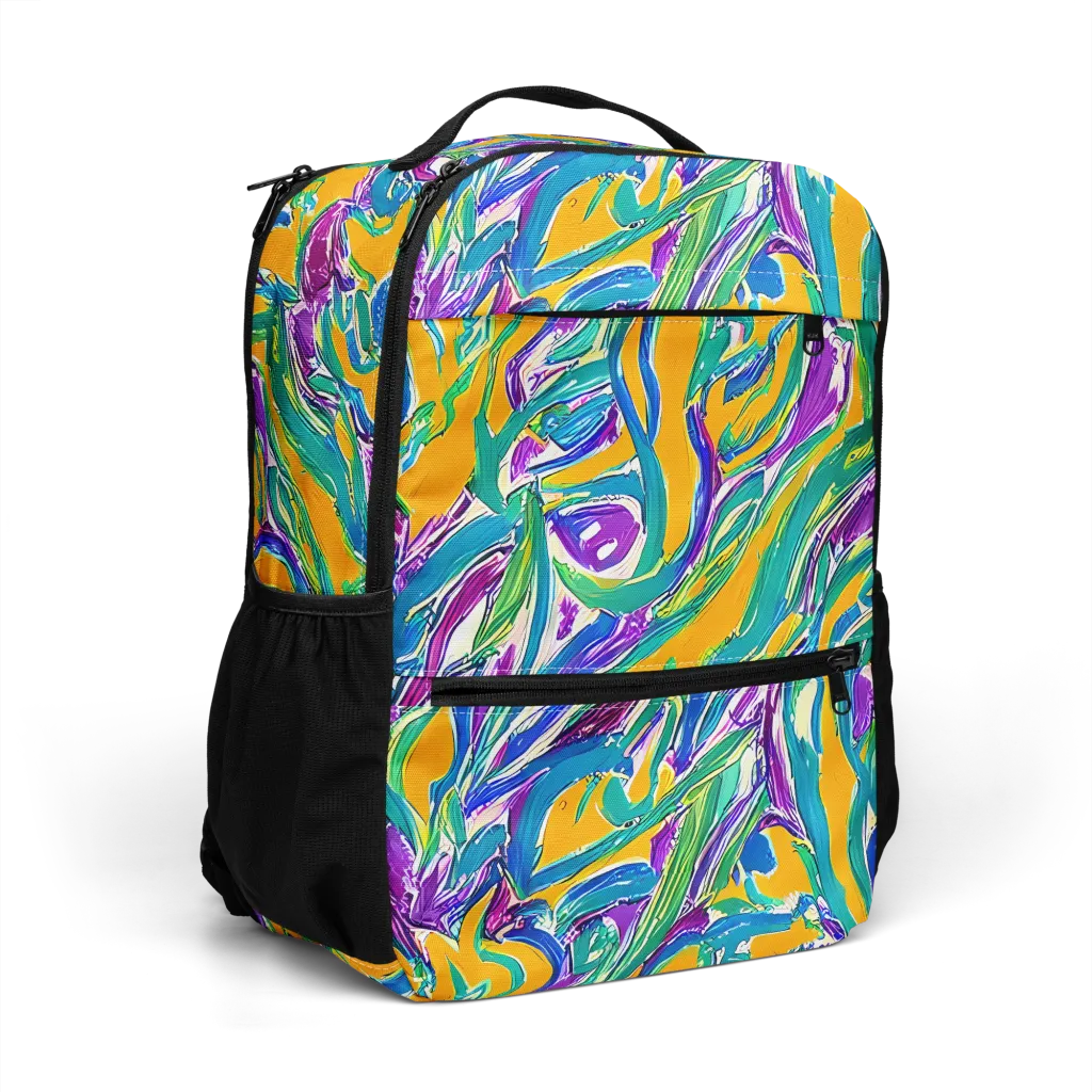 Tropical Voltage on Utility Backpack — Right Front
