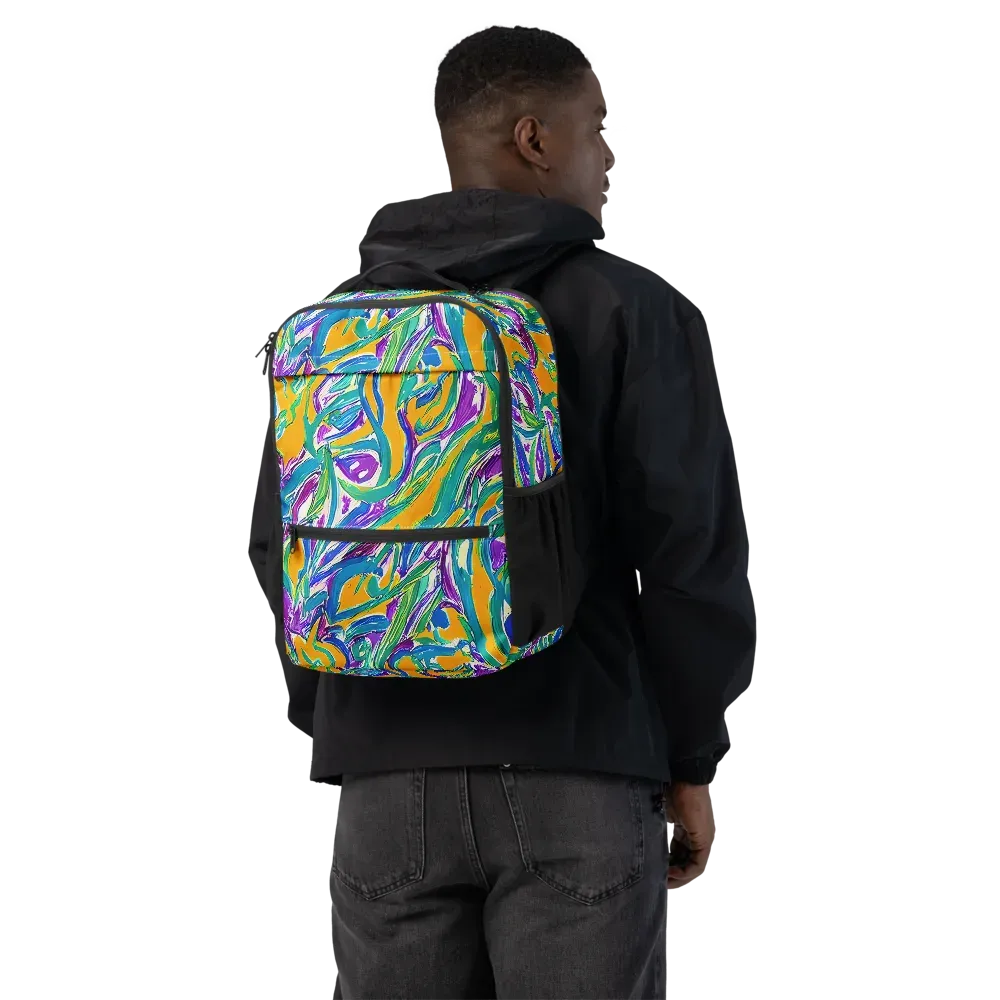 Tropical Voltage on Utility Backpack — Back