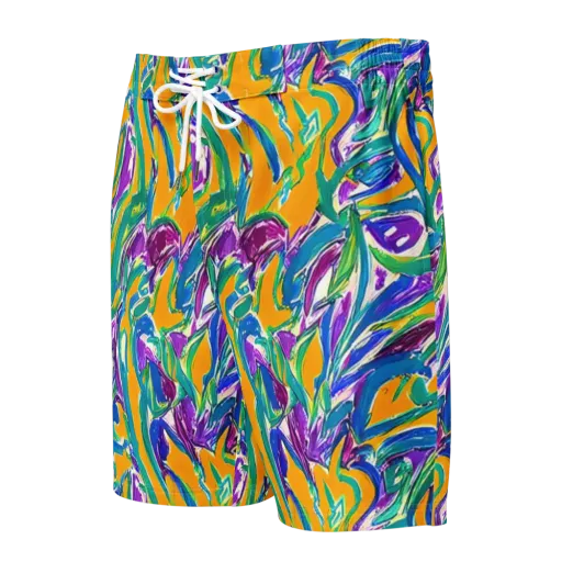 Tropical Voltage on a Men's Board Shorts