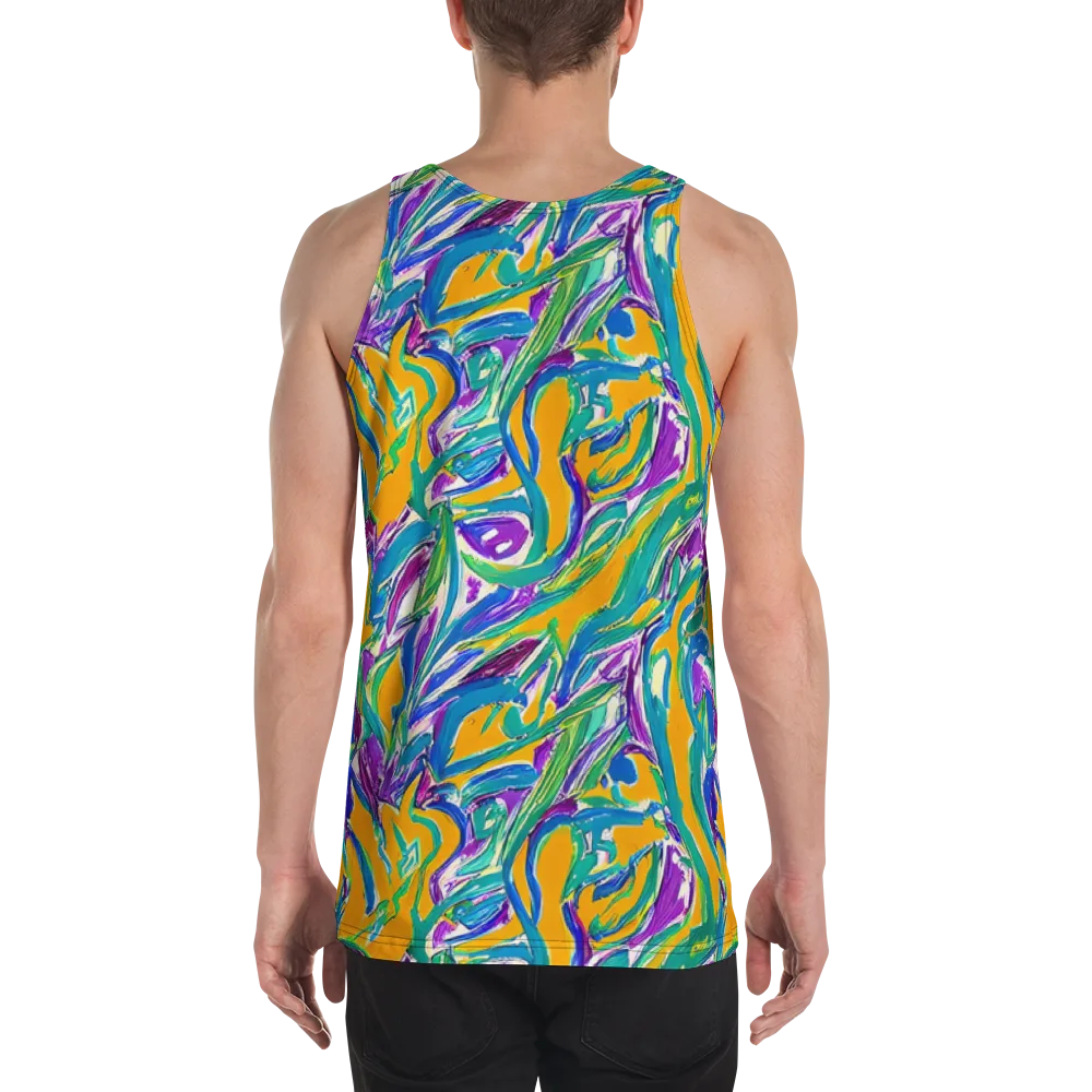 Tropical Voltage on Men's Tank Top — Back