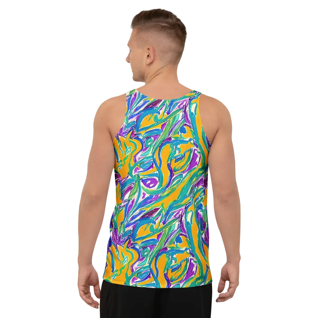 Tropical Voltage on Men's Tank Top — Back
