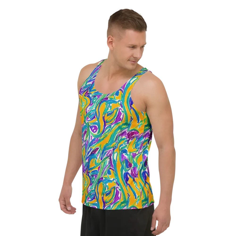Tropical Voltage on Men's Tank Top — Left Front