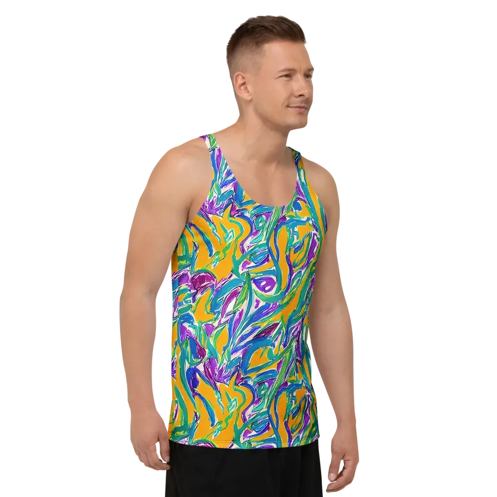 Tropical Voltage on Men's Tank Top — Right Front