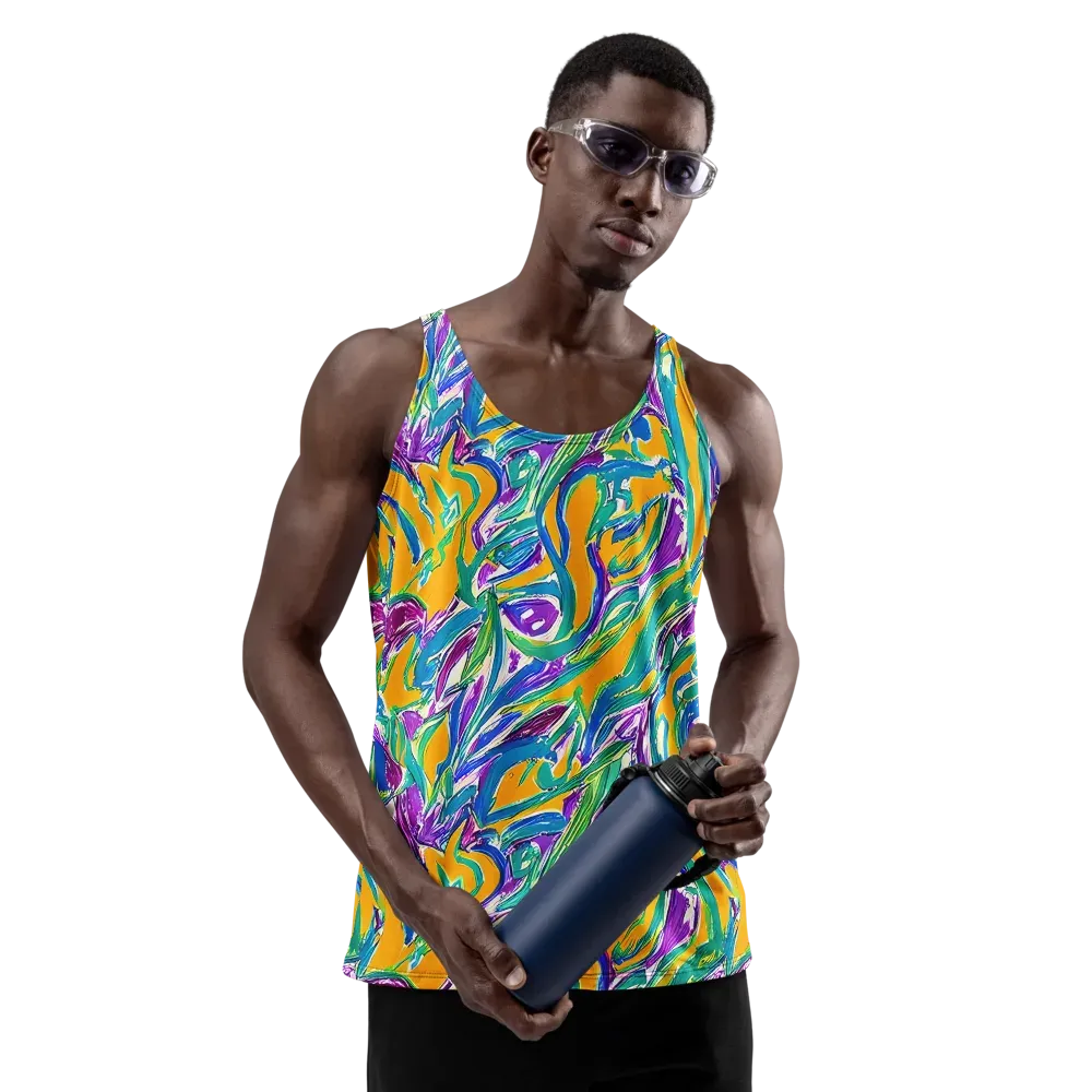 Tropical Voltage on Men's Tank Top — Front