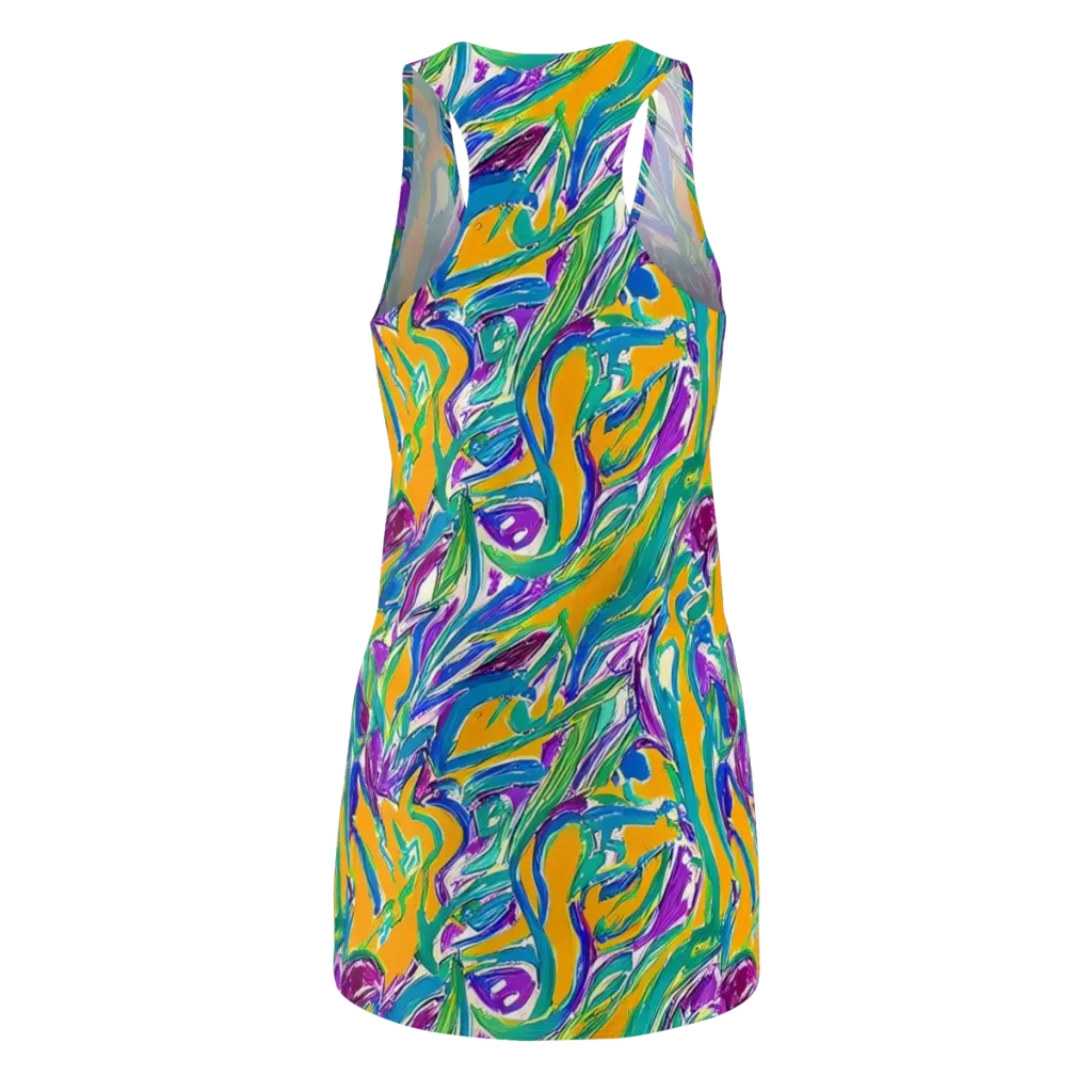 Tropical Voltage on Racerback Dress — Back