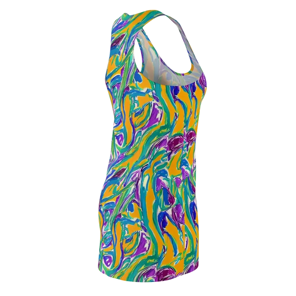 Tropical Voltage on Racerback Dress — Back Side