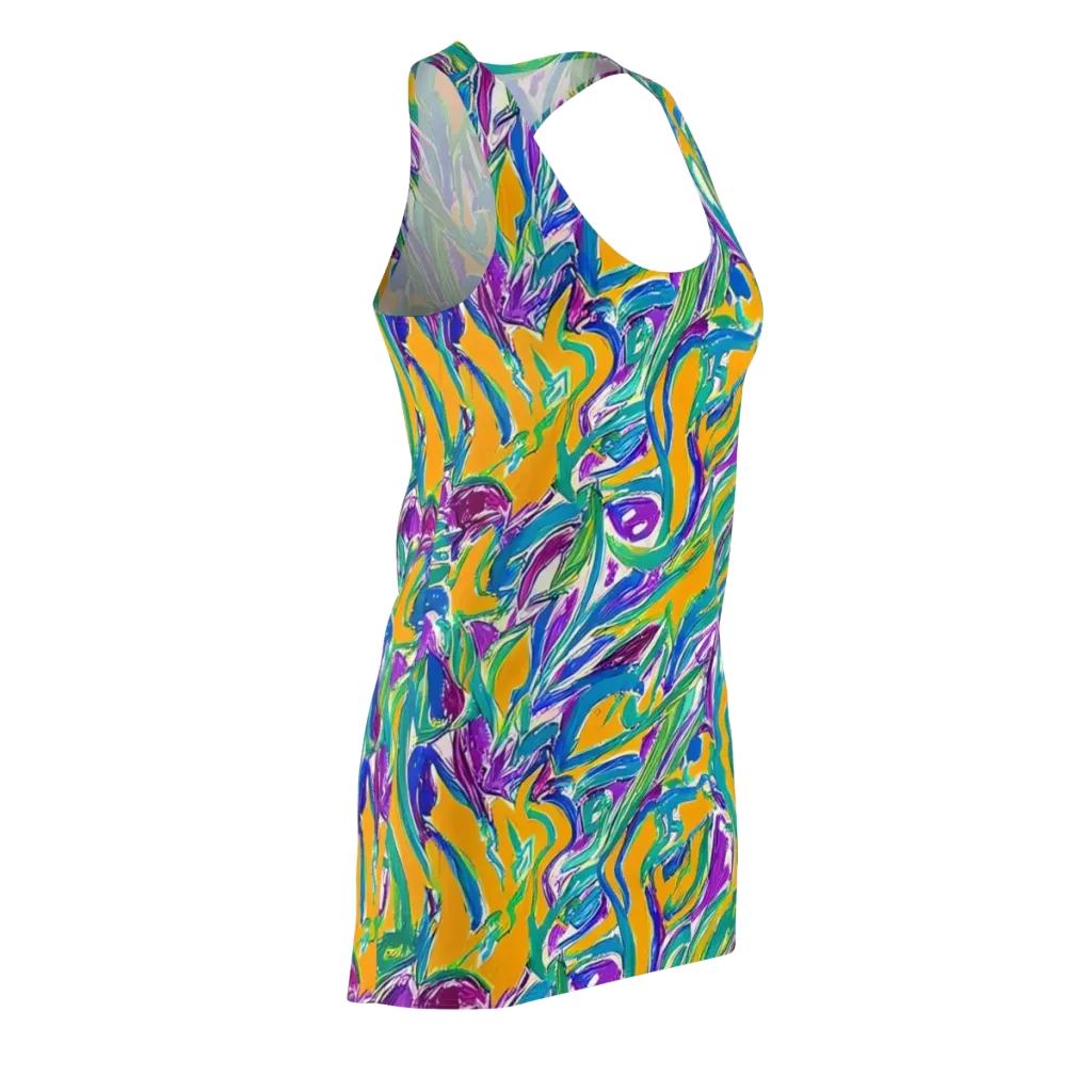 Tropical Voltage on Racerback Dress — Front Side