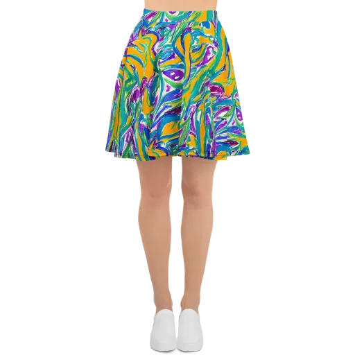 Tropical Voltage on a Skater Skirt