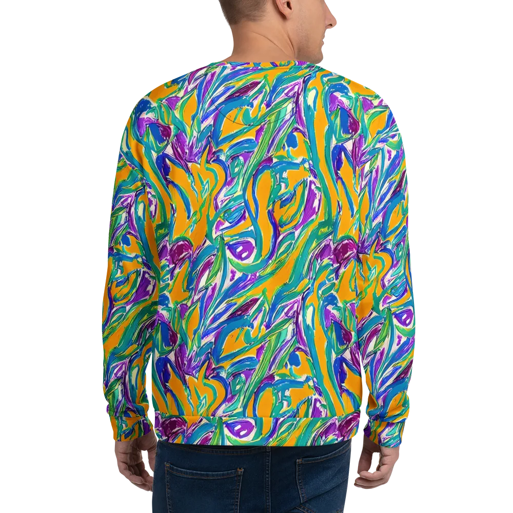 Tropical Voltage on Sweatshirt — Back