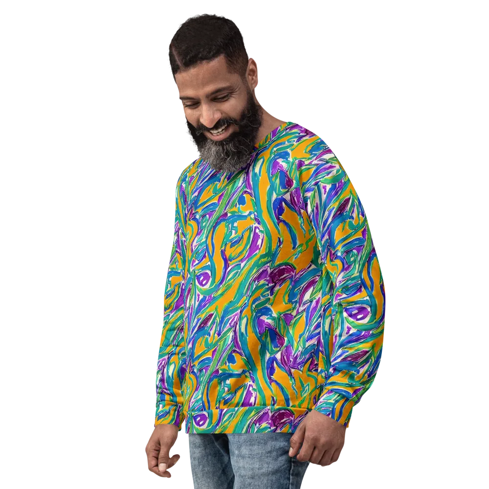 Tropical Voltage on Sweatshirt — Left Front