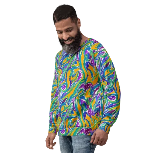 Tropical Voltage on a Sweatshirt