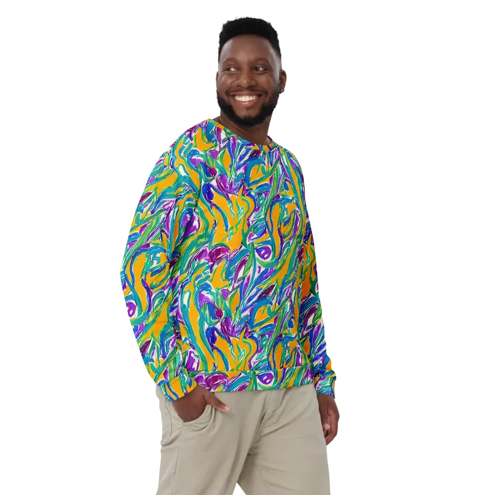 Tropical Voltage on Sweatshirt — Front