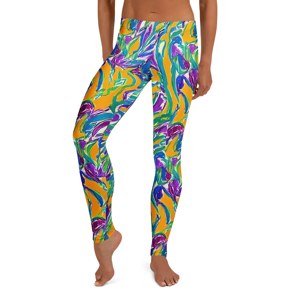 Tropical Voltage on Leggings — Front