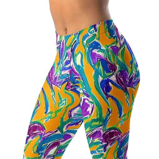 Tropical Voltage on a Leggings