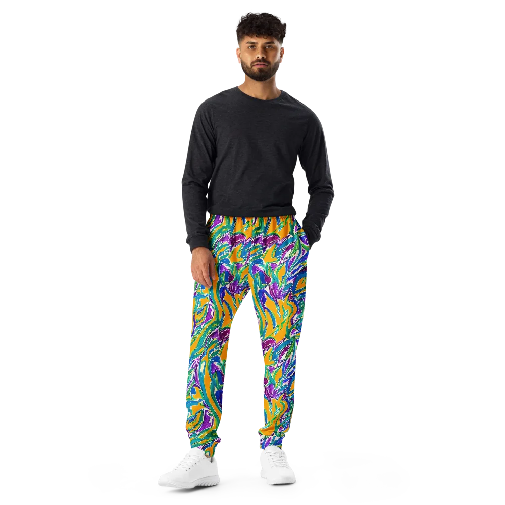 Tropical Voltage on Men's Joggers — Front