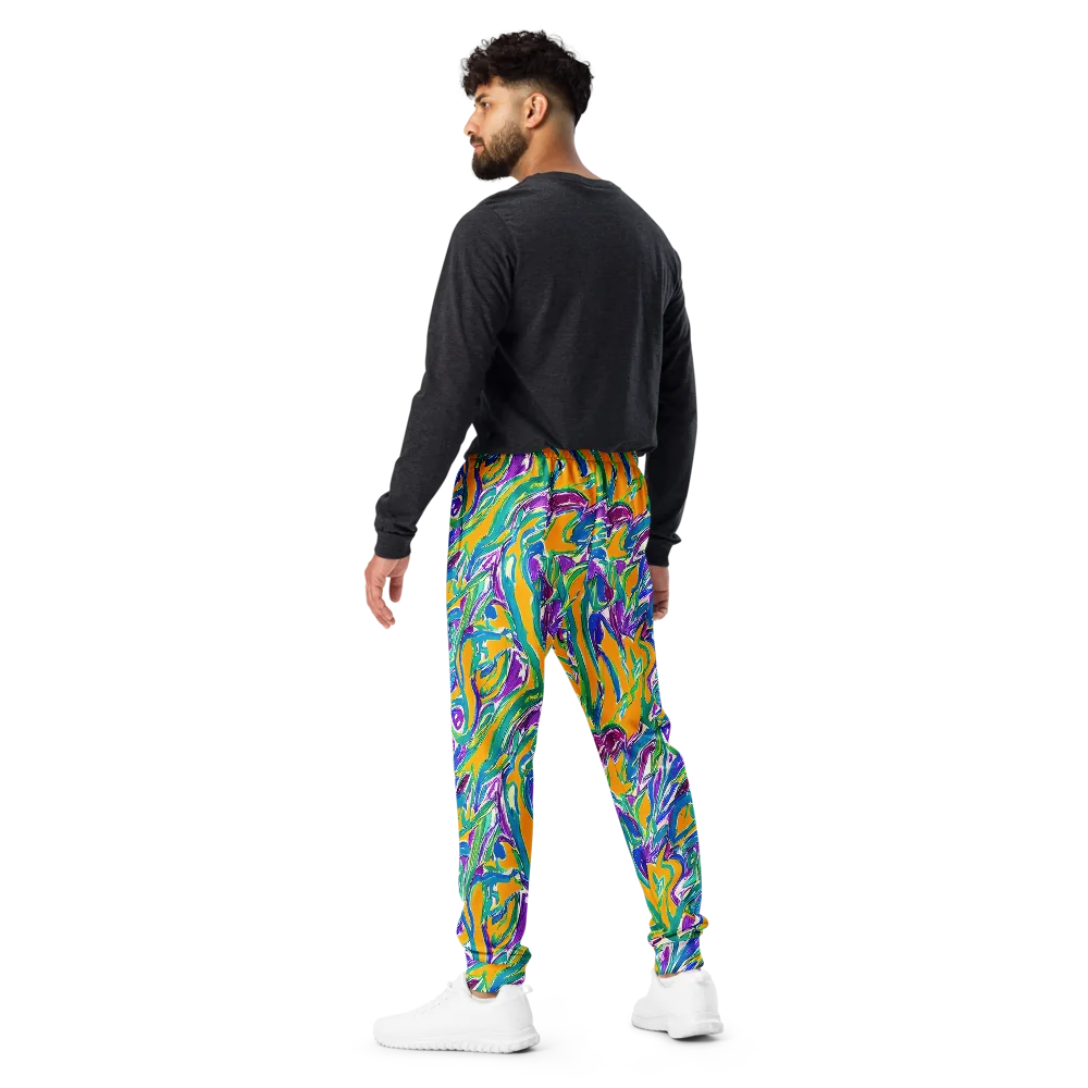 Tropical Voltage on Men's Joggers — Back