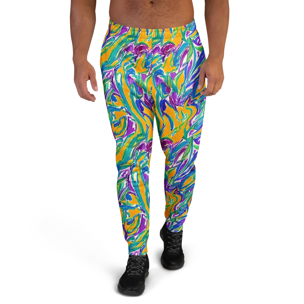 Tropical Voltage on Men's Joggers — Front