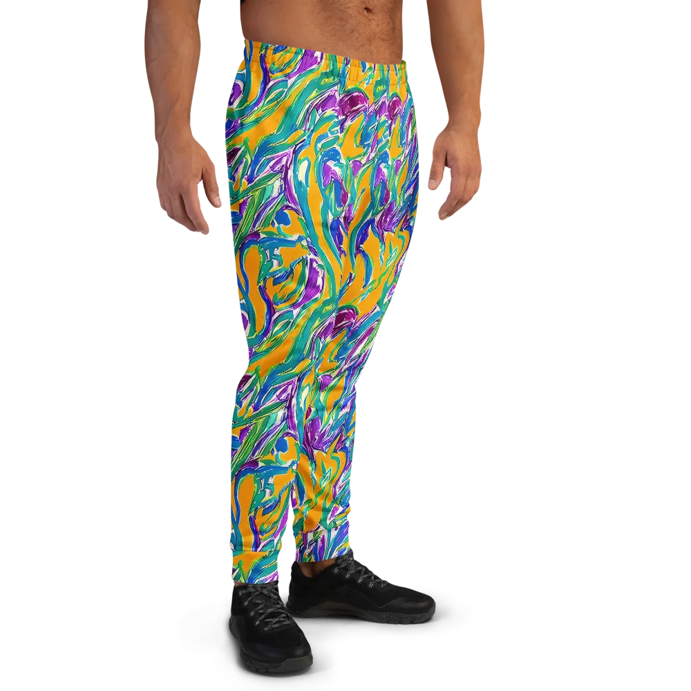 Tropical Voltage on Men's Joggers — Right