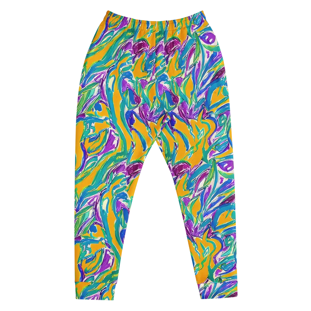 Tropical Voltage on Men's Joggers — Front