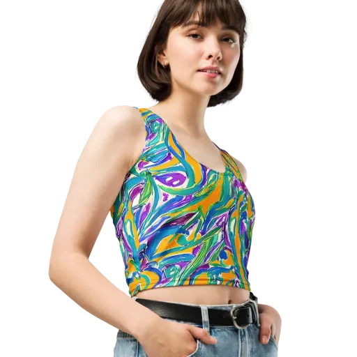Tropical Voltage on a Crop Top