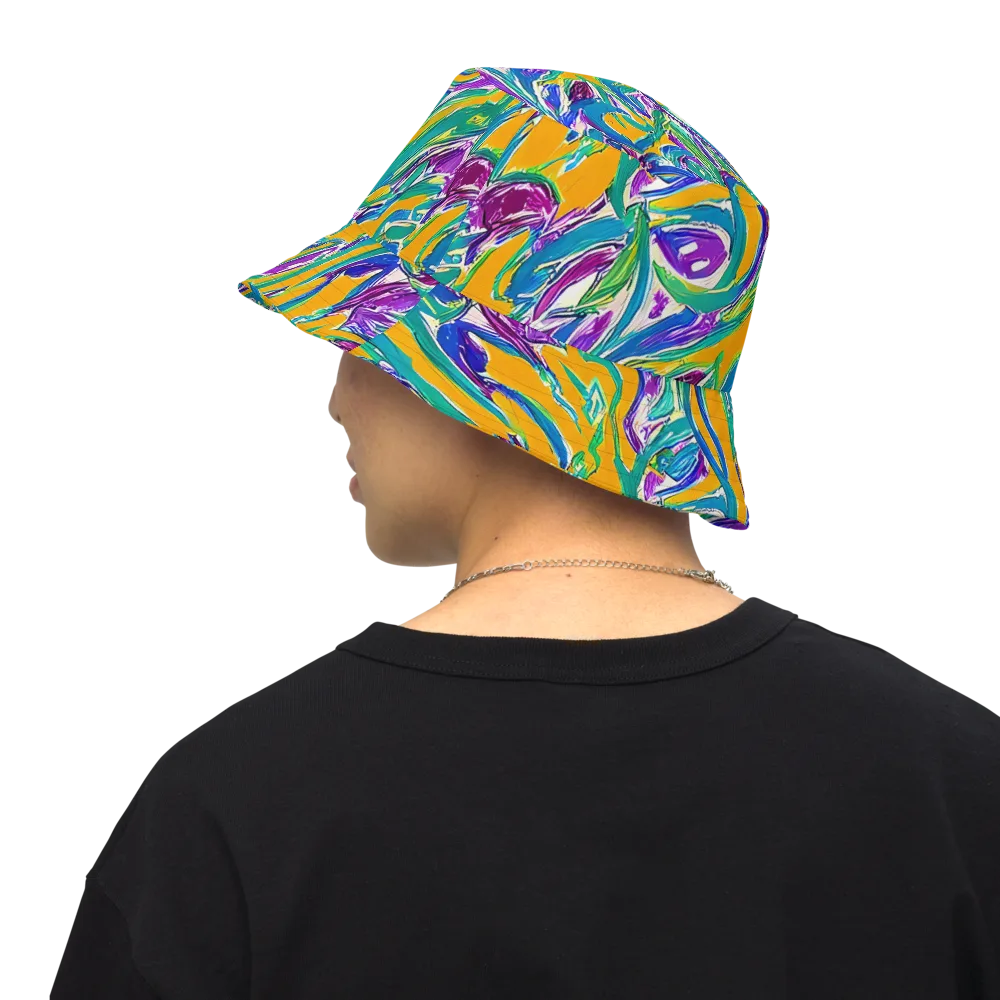 Tropical Voltage on Reversible Bucket Hat — Back Inside