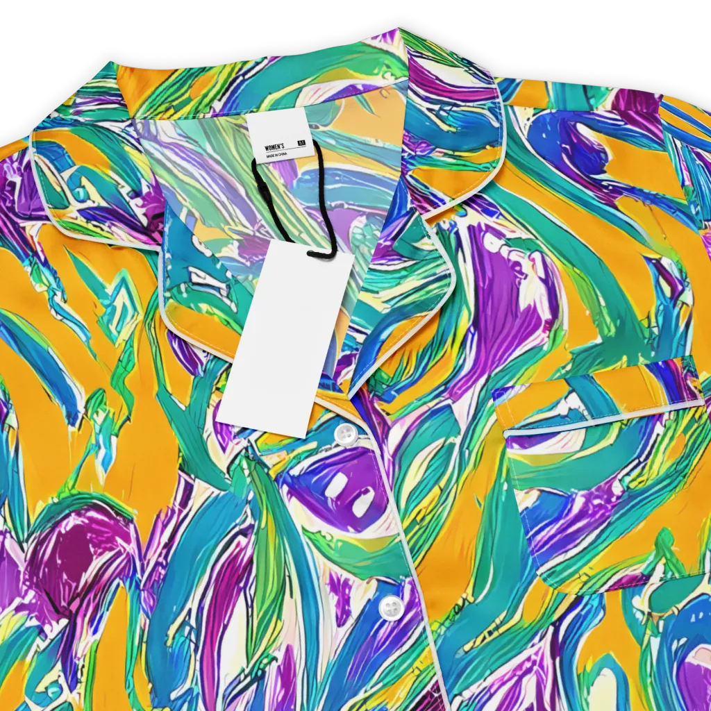 Tropical Voltage on Women's Short Sleeve Pajama Top — Product details