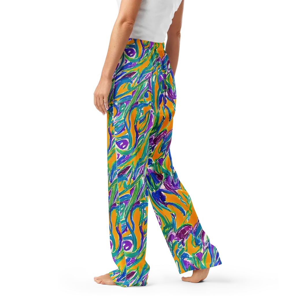 Tropical Voltage on Women's Pajama Pants — Left
