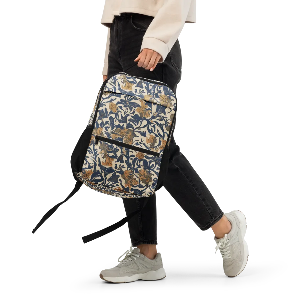 Ochre Rhapsody on Utility Backpack — Front