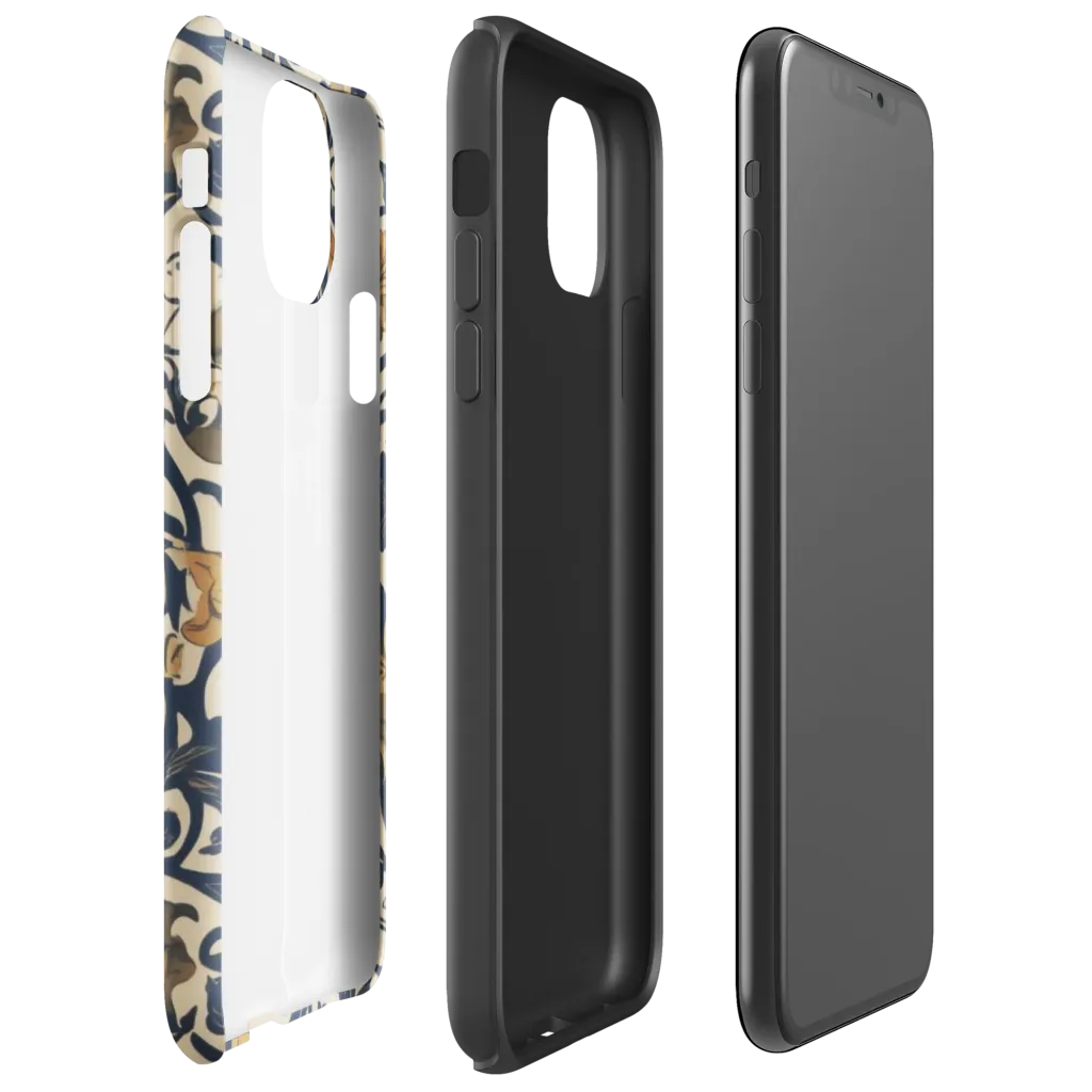 Ochre Rhapsody on Tough Case for iPhone® — Right