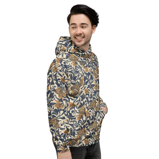 Ochre Rhapsody on a Hoodie