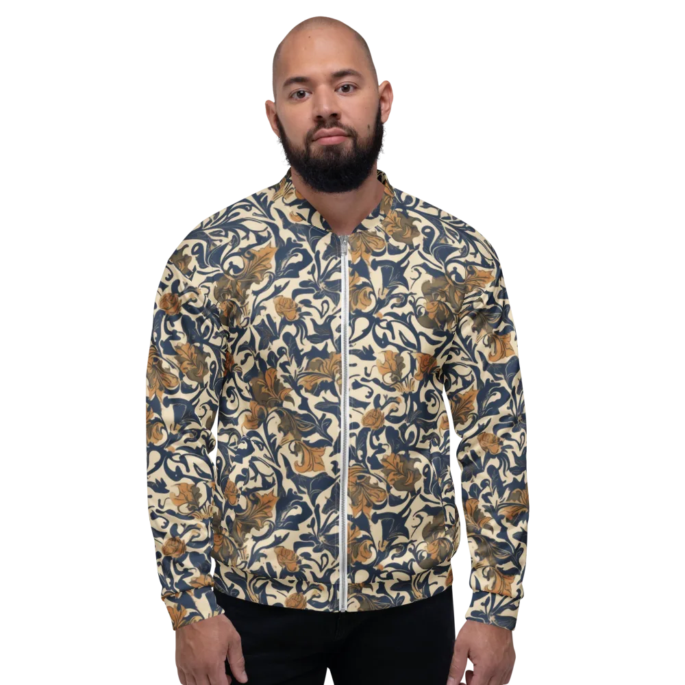 Ochre Rhapsody on Bomber Jacket — Front