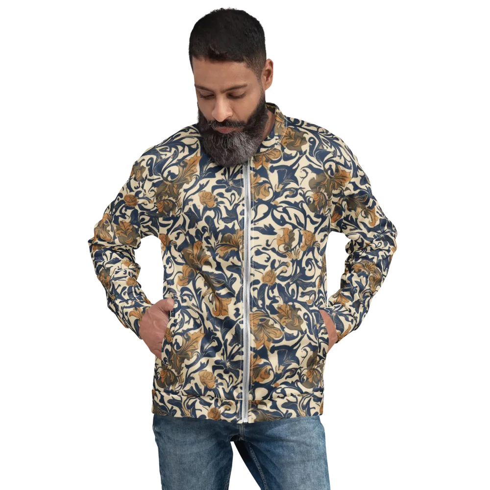 Ochre Rhapsody on Bomber Jacket — Front