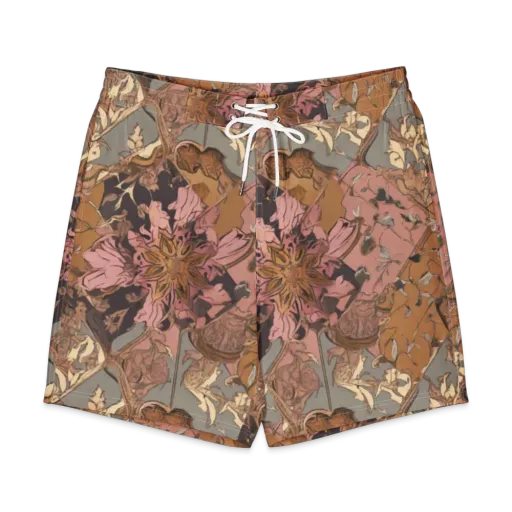 Blush Briar on a Men's Board Shorts